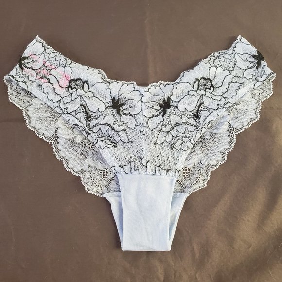 NWOT La Senza Panties: Light Blue and Navy Blue - New, Washed SUPER CUTE & SEXY - Picture 2 of 7